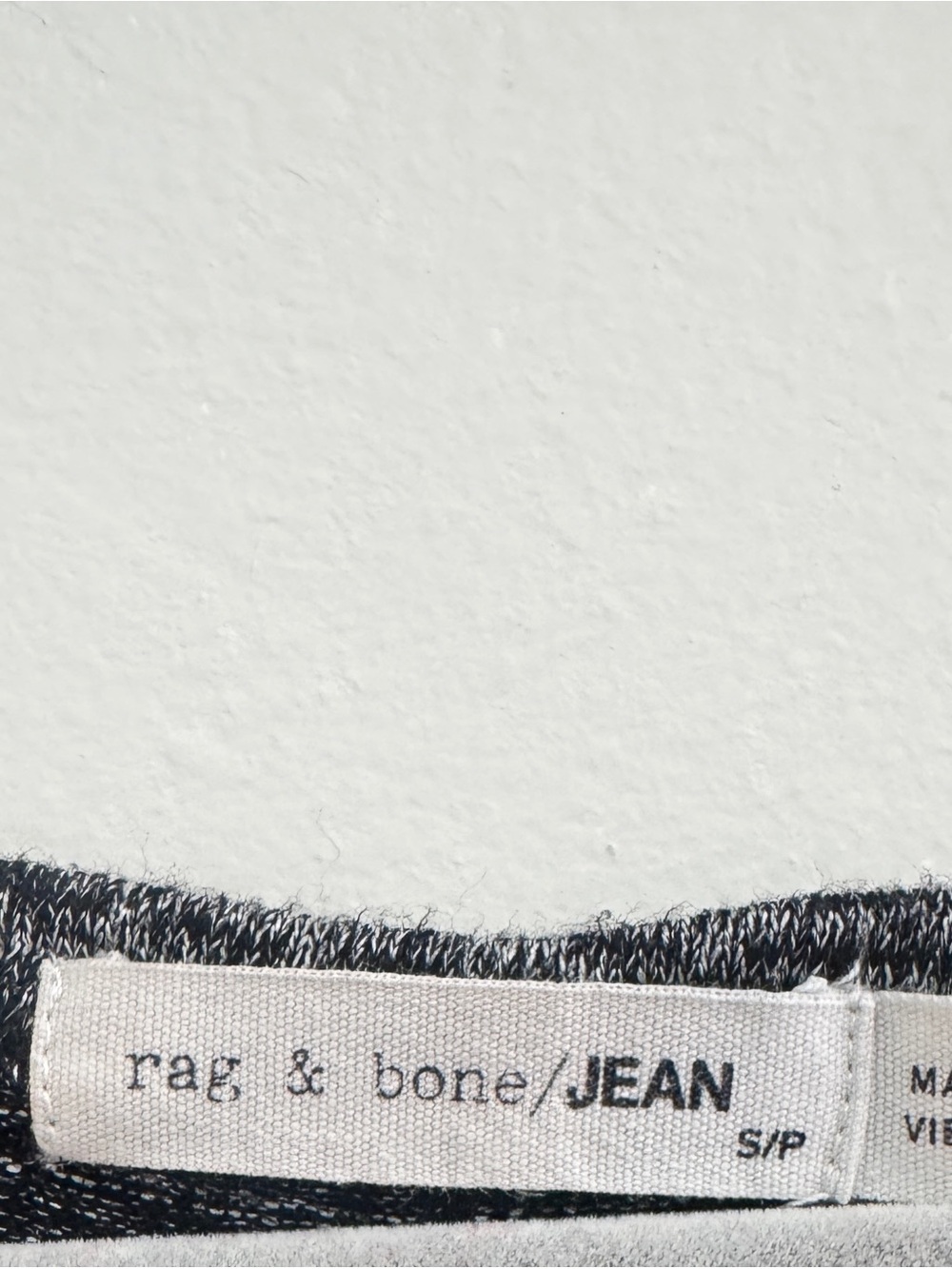 Rag & Bone Marled Knit Long Sleeve Top Small Minimalist Soft Girl Era - Picture 3 of 4